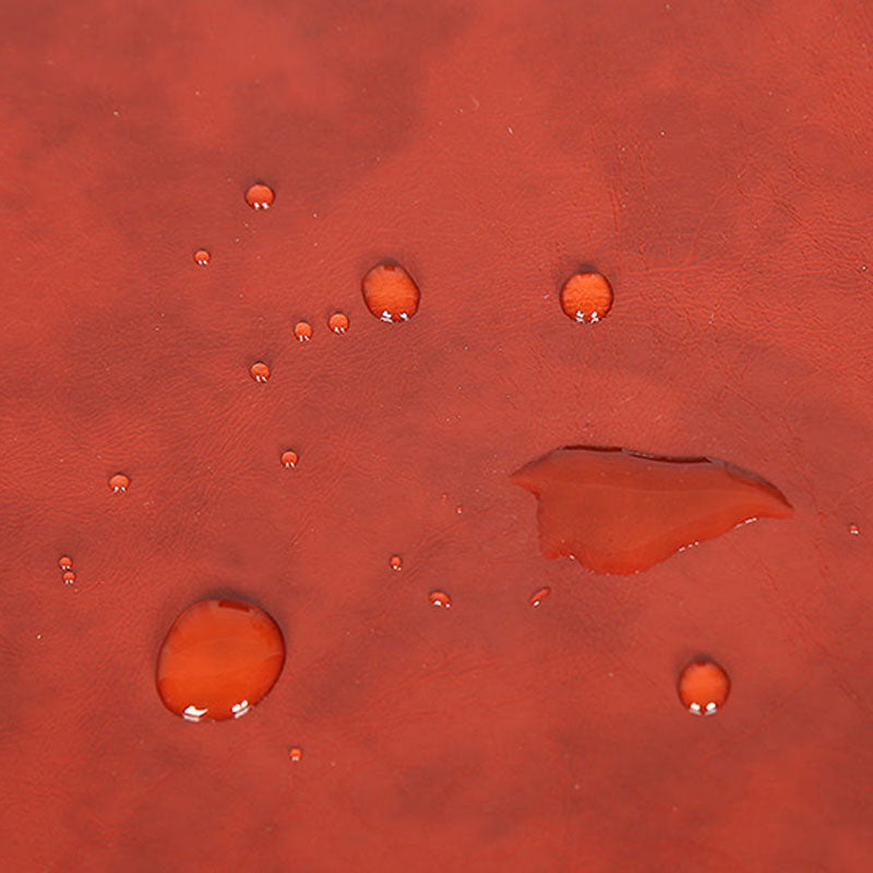 Modern Square Pouf Pure Color Tufted Upholstered Faux Leather Cube Ottoman