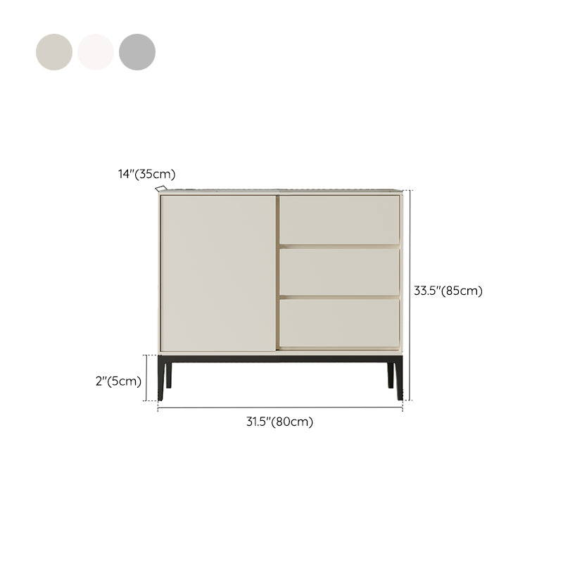 13.65-inch Width Storage Chest Contemporary Stone Storage Chest Dresser