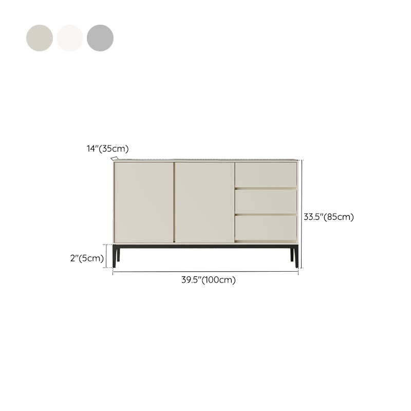 13.65-inch Width Storage Chest Contemporary Stone Storage Chest Dresser