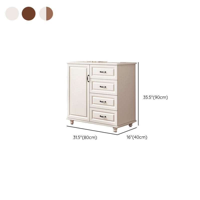 15.6-inch Width Contemporary Storage Chest Manufactured Wood Dresser