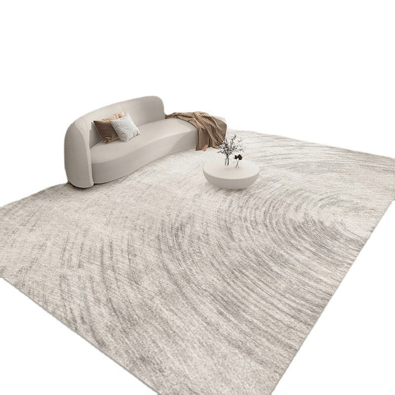 Beige Casual Carpet Polyester Graphic Carpet Washable Carpet for Home Decor