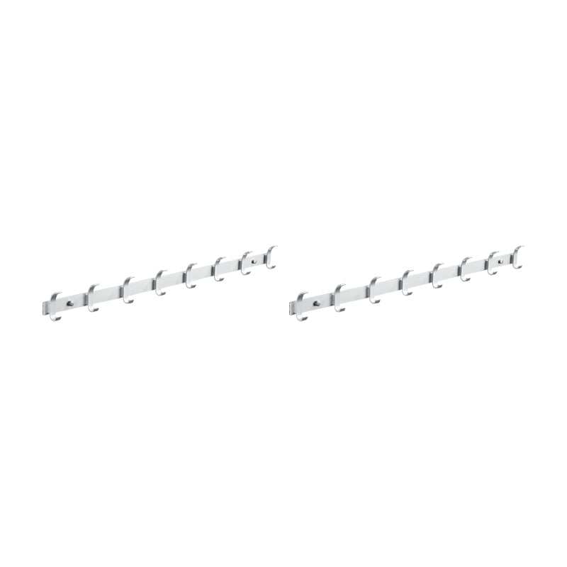 Modern Bathroom Hardware Set Silver/Black Bathroom Accessory Kit