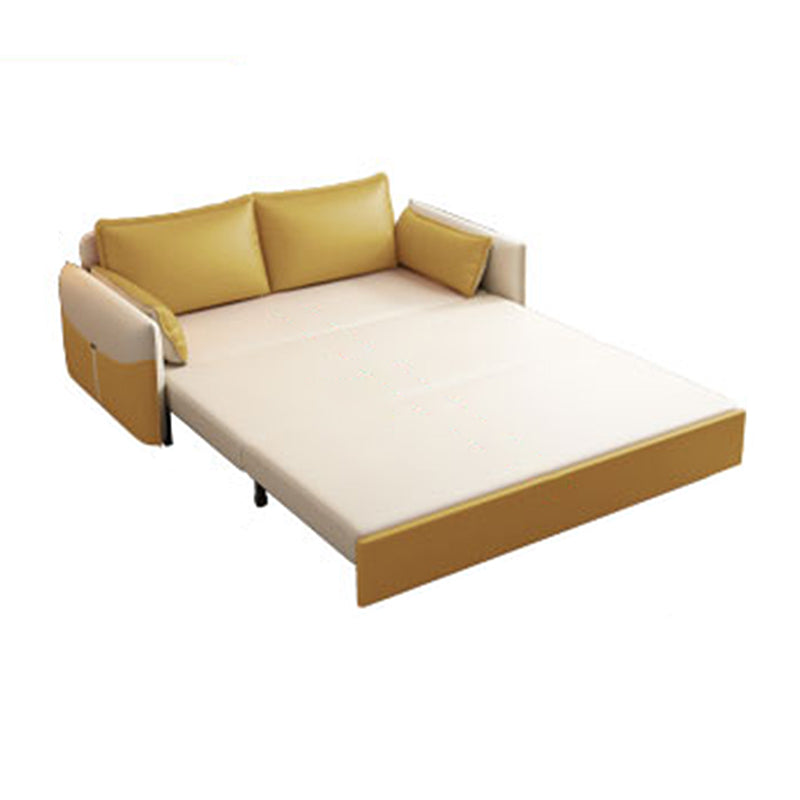 31" Wide Scandinavian Futon Sofa Bed Folding Futon Sleeper Sofa