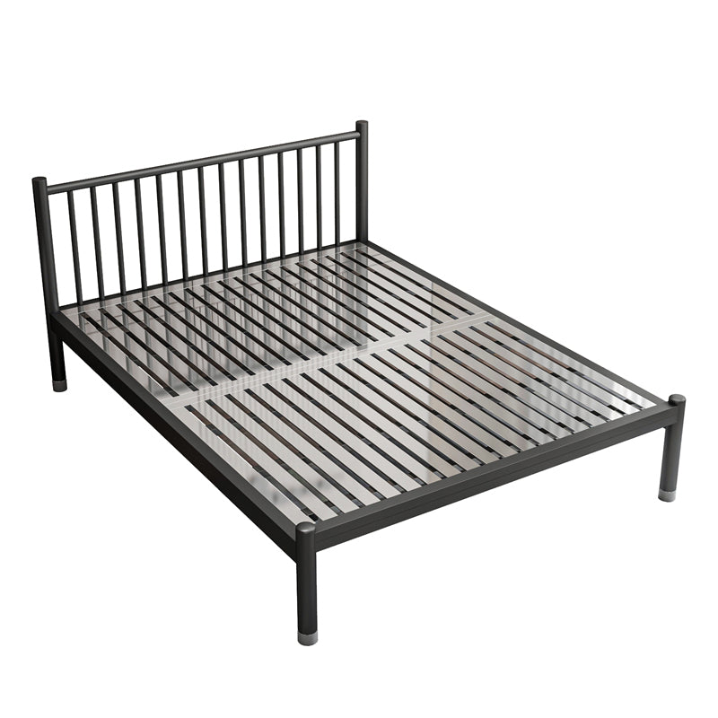 Metal Contemporary Standard Bed with Metal Legs Bed Frame with Headboard