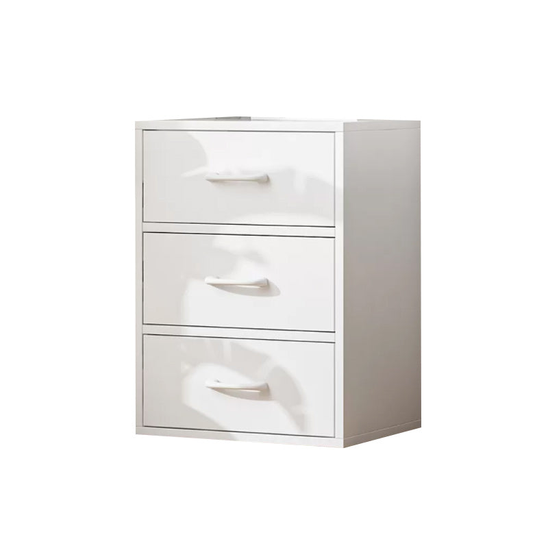Contemporary Simple Rectangular Wood Cabinet with Doors and Drawers