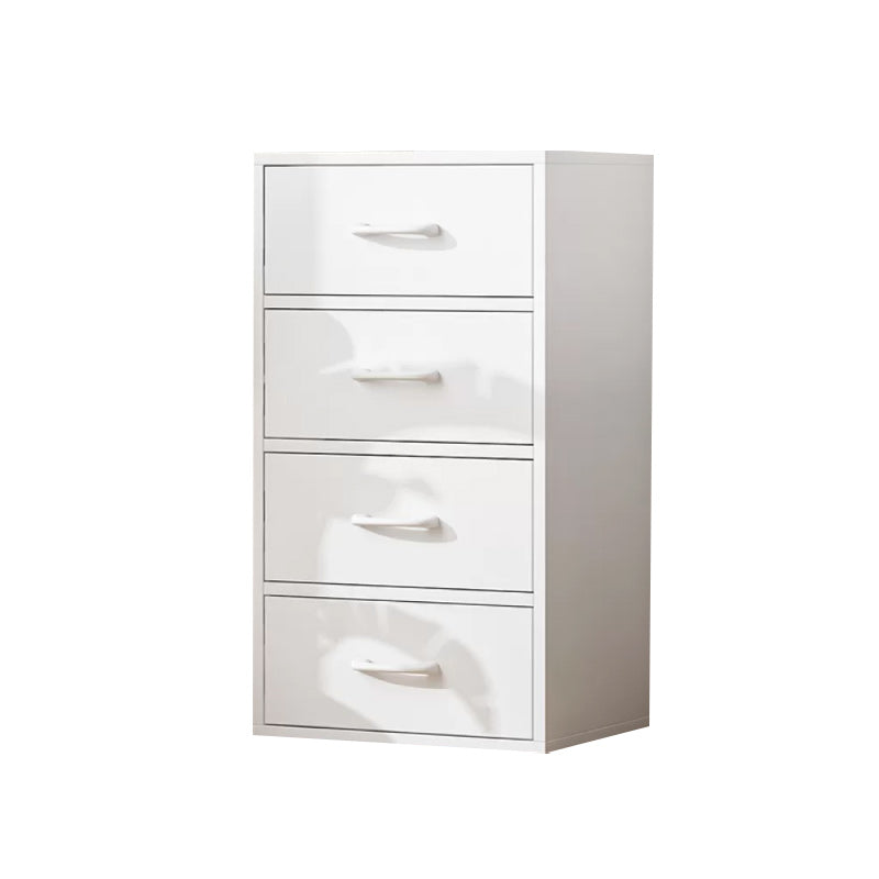 Contemporary Simple Rectangular Wood Cabinet with Doors and Drawers