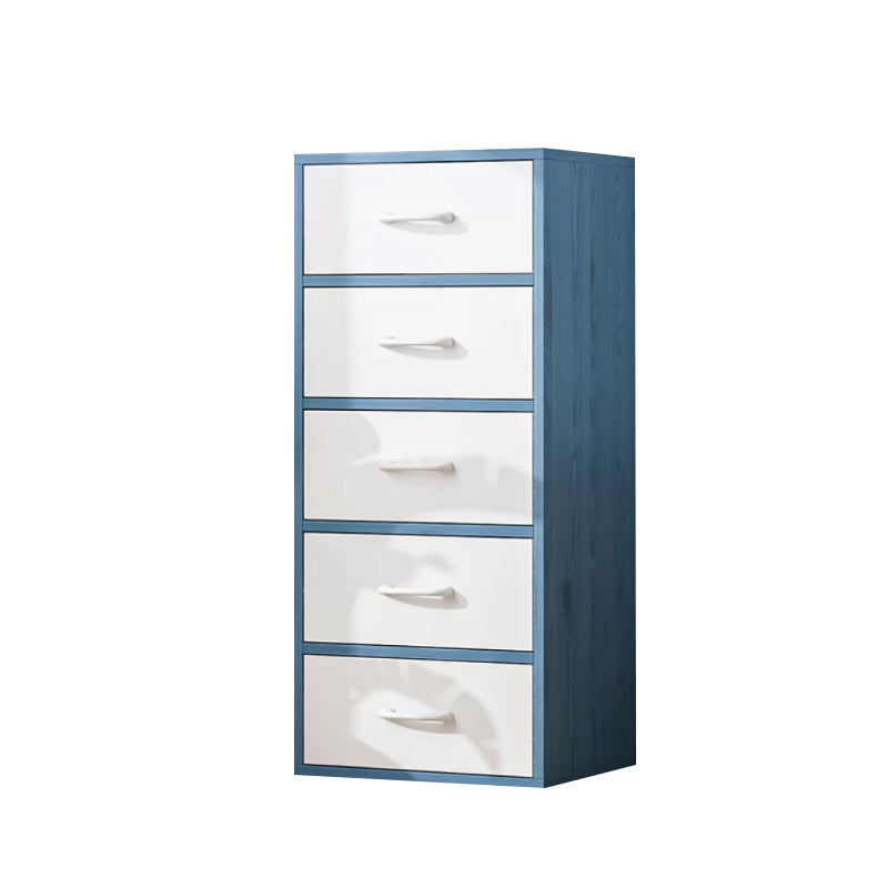 Contemporary Simple Rectangular Wood Cabinet with Doors and Drawers