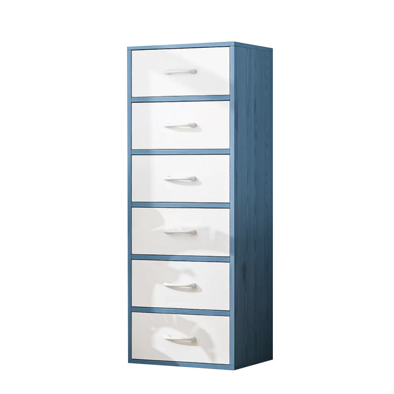 Contemporary Simple Rectangular Wood Cabinet with Doors and Drawers