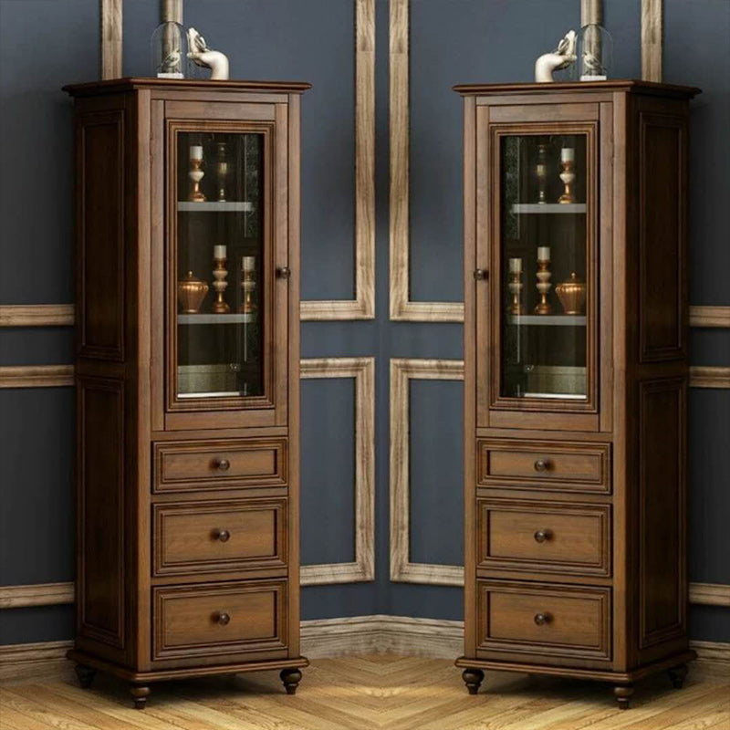 Scratch Resistant Storage Cabinet Glass Paned Standard Cabinet