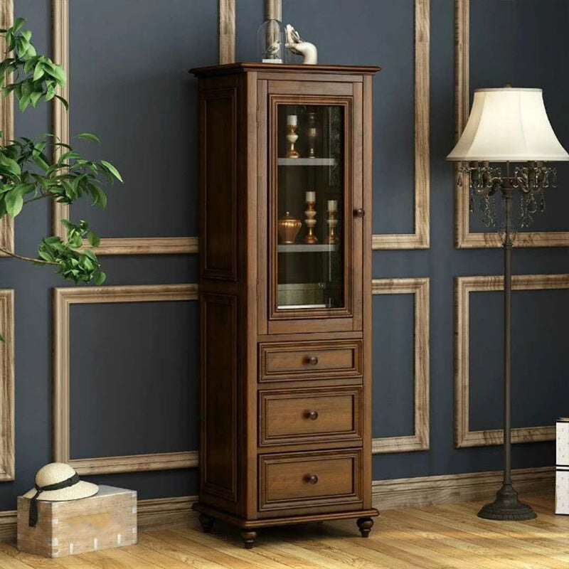 Scratch Resistant Storage Cabinet Glass Paned Standard Cabinet
