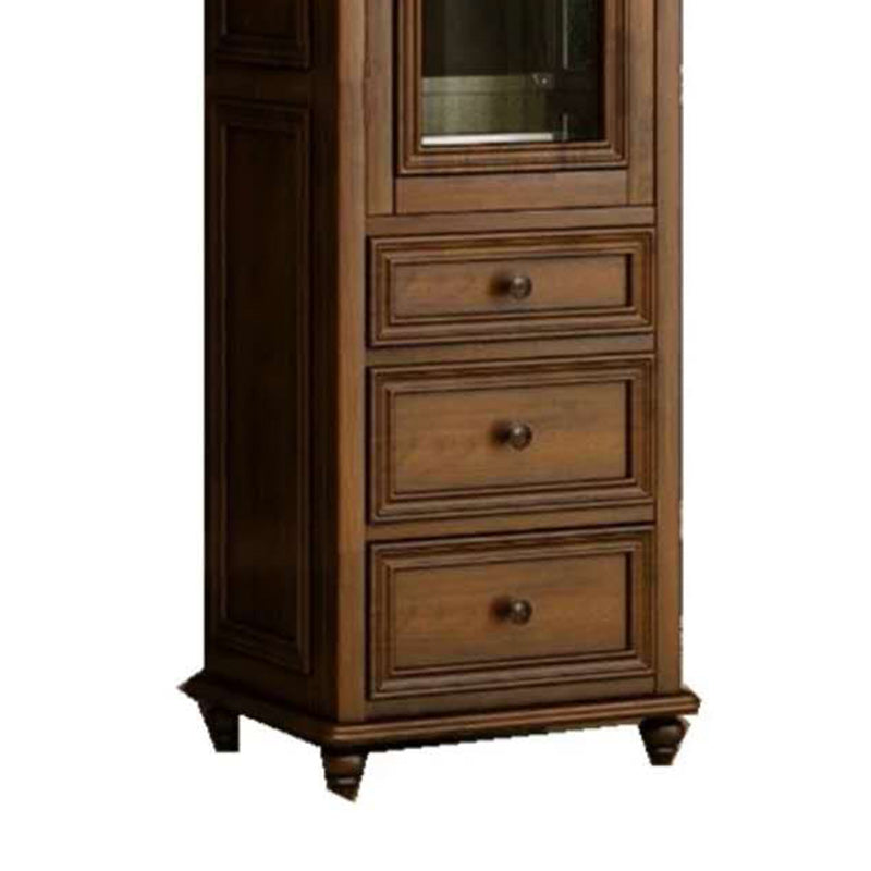 Scratch Resistant Storage Cabinet Glass Paned Standard Cabinet
