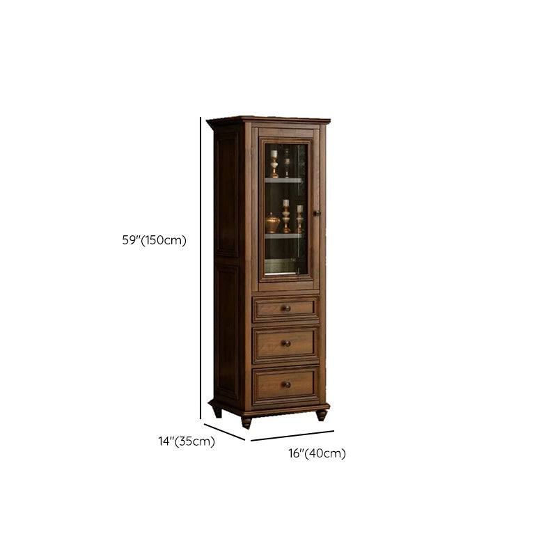 Scratch Resistant Storage Cabinet Glass Paned Standard Cabinet