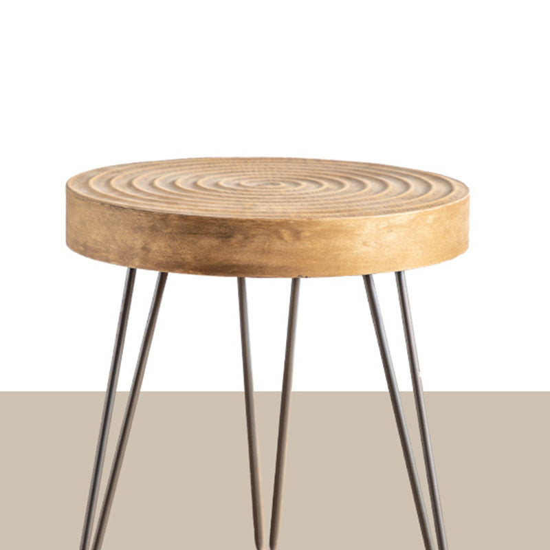 Contemporary Solid Wood Cocktail Table Light Wood Distressed Coffee Table