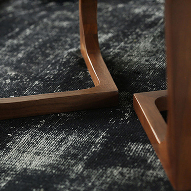 Contemporary Wooden Bunching Tables Round Medium Wood Coffee Table