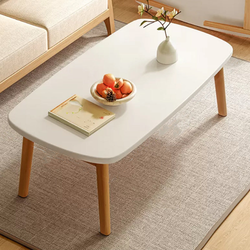 Contemporary Coffee or End Table Artificial Wood Coffee Table with Four Legs