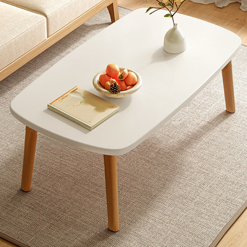 Contemporary Coffee or End Table Artificial Wood Coffee Table with Four Legs