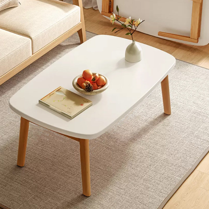 Contemporary Coffee or End Table Artificial Wood Coffee Table with Four Legs