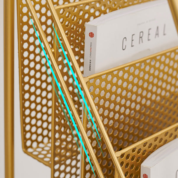 Industrial Metal Standard Bookcase Closed Back Bookshelf with Shelves