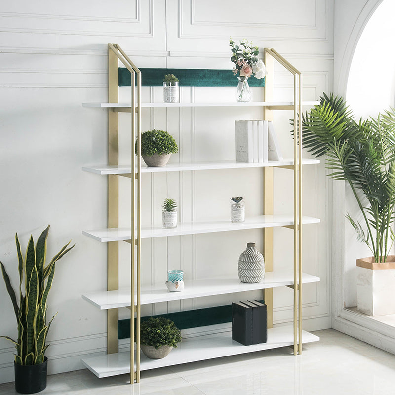 Modern BookShelf Metal Open Shelf Bookcase with Shelves for Office