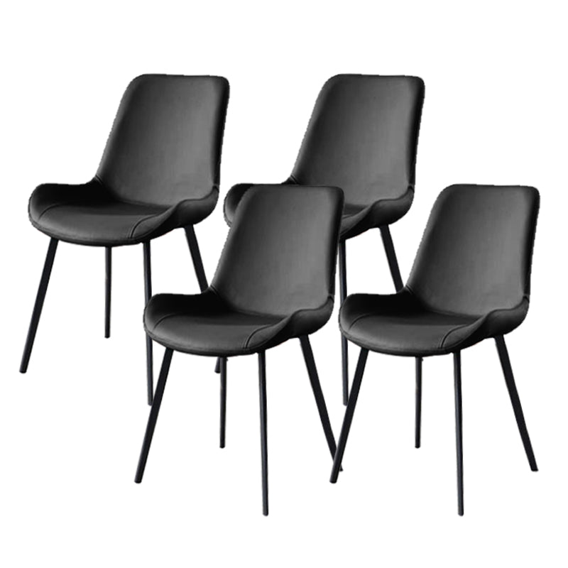 Contemporary Black Stone Dining Set 1/4/7 Pieces Rectangle Dining Table Set