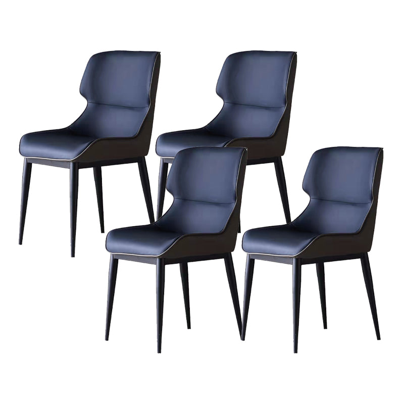 Contemporary Black Stone Dining Set 1/4/7 Pieces Rectangle Dining Table Set