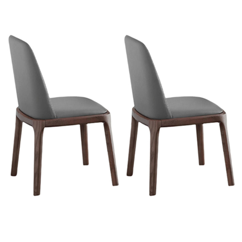 Modern 1/2/5/7 Pieces Furniture Stone Rectangle Dining Chairs Set in Gray