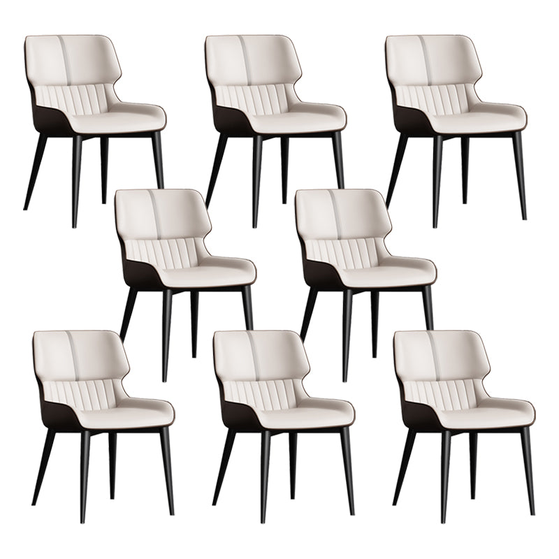 Contemporary Dining Room Armless Chair Dining Chairs with Upholstered