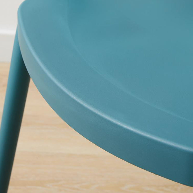 Home Side Chair Plastic Dining Armless Stacking Side Kitchen Chair