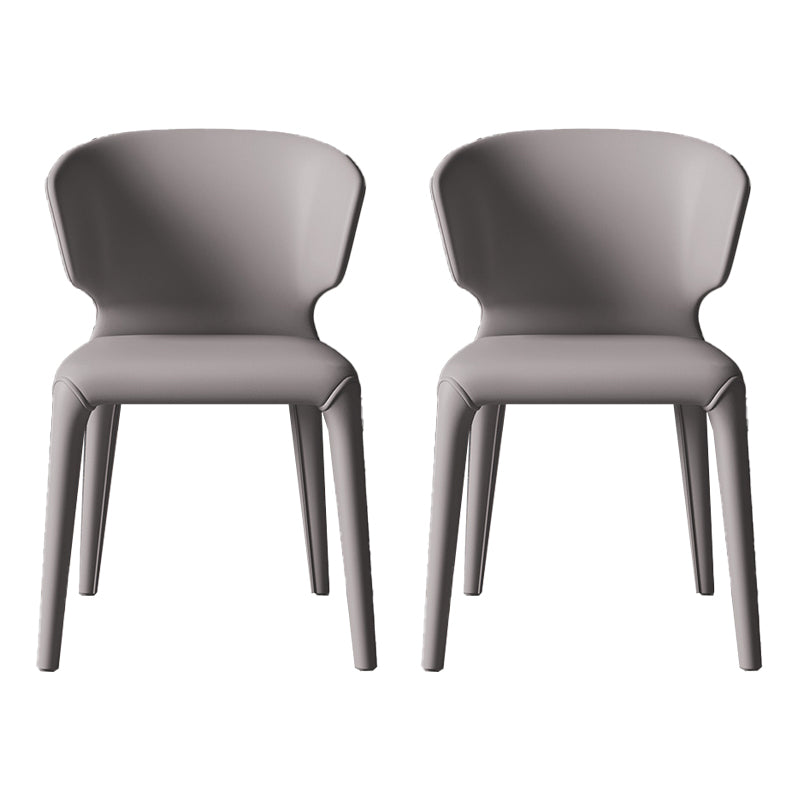 Kitchen Faux Leather Dining Chairs Home Side Chair with Upholstered