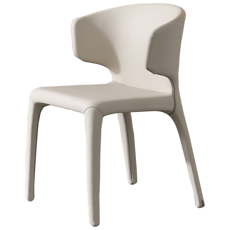 Kitchen Faux Leather Dining Chairs Home Side Chair with Upholstered