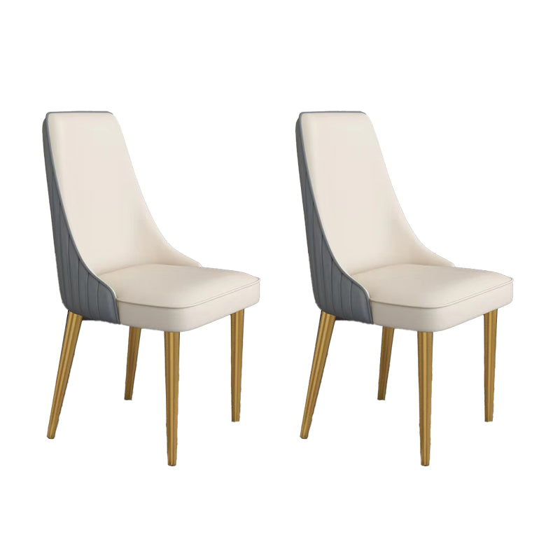Glam Dining and Accent Chairs Indoor Parsons Curved Side Chair
