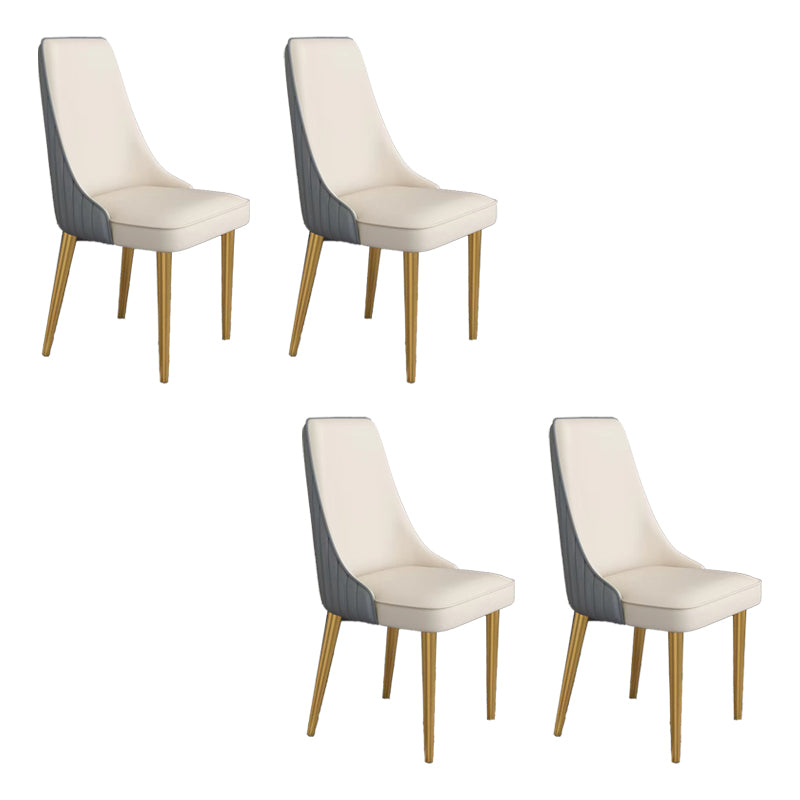 Glam Dining and Accent Chairs Indoor Parsons Curved Side Chair