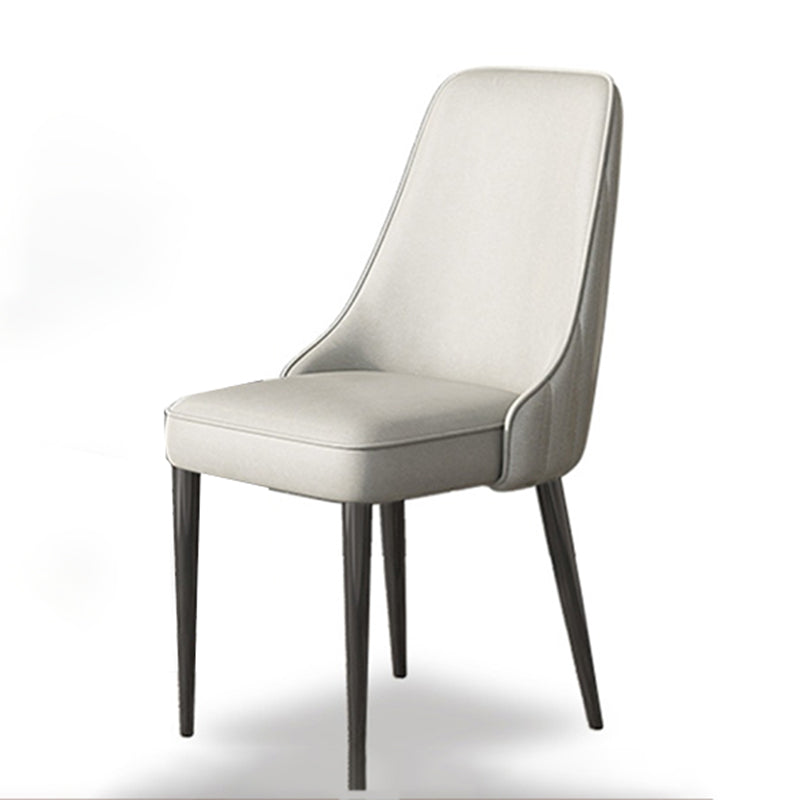 Glam Dining and Accent Chairs Indoor Parsons Curved Side Chair