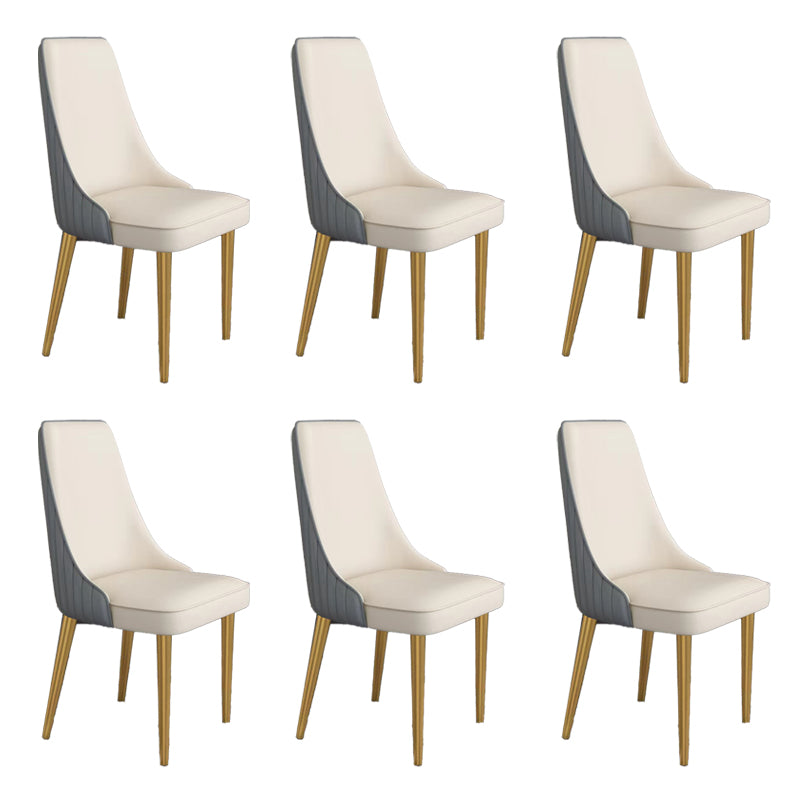 Glam Dining and Accent Chairs Indoor Parsons Curved Side Chair