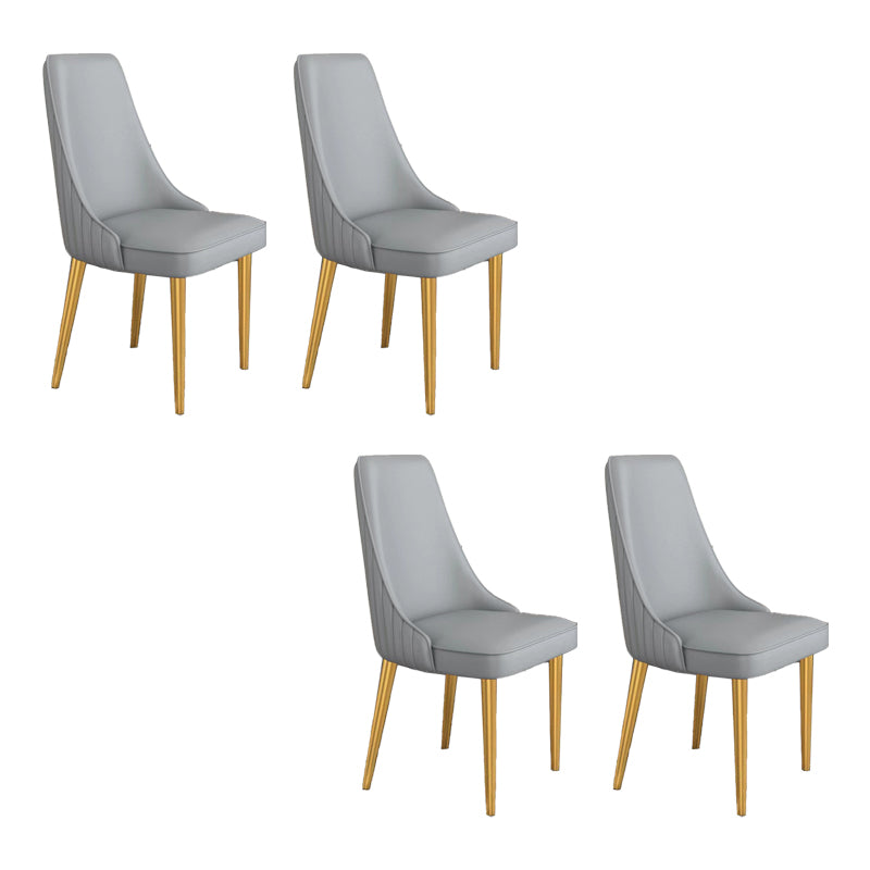 Glam Dining and Accent Chairs Indoor Parsons Curved Side Chair