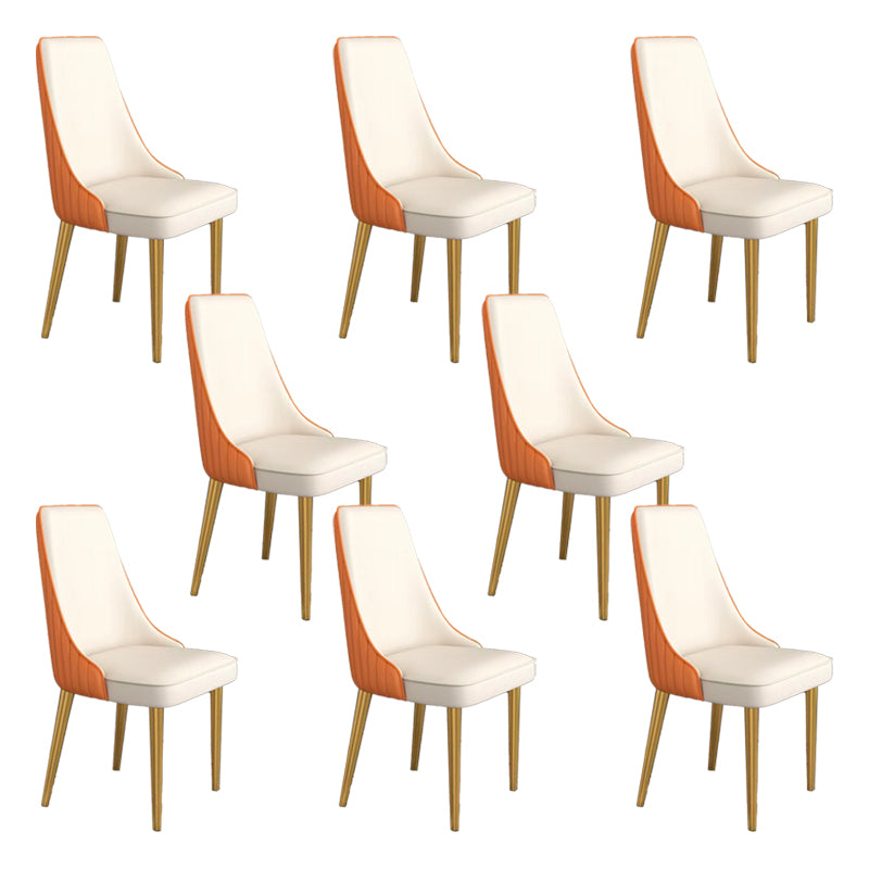 Glam Dining and Accent Chairs Indoor Parsons Curved Side Chair