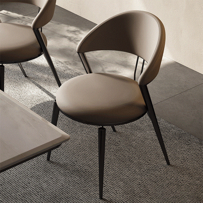 Home Dining Room Side Chair Open Back Dining Upholstered Chair