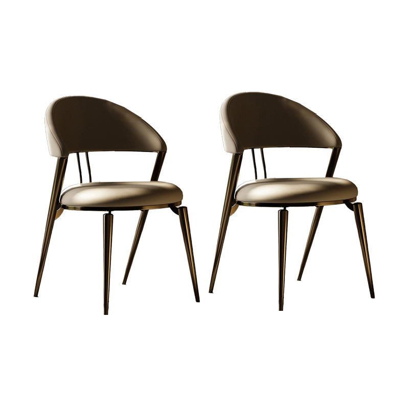 Home Dining Room Side Chair Open Back Dining Upholstered Chair