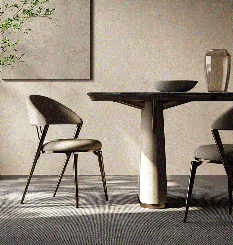 Home Dining Room Side Chair Open Back Dining Upholstered Chair