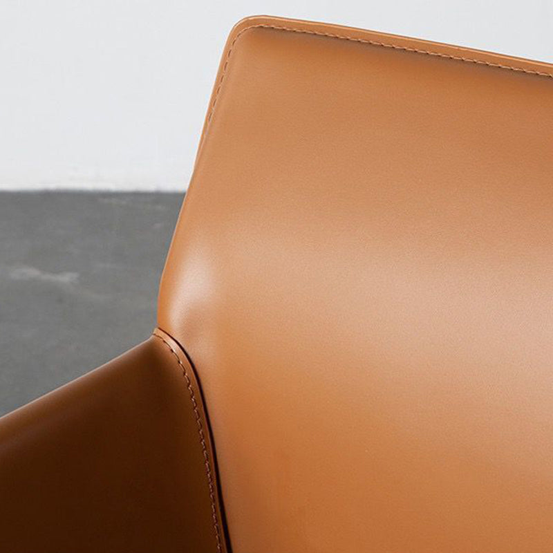 Home Faux Leather Side Chair Dining Room Parsons Dining Armchair