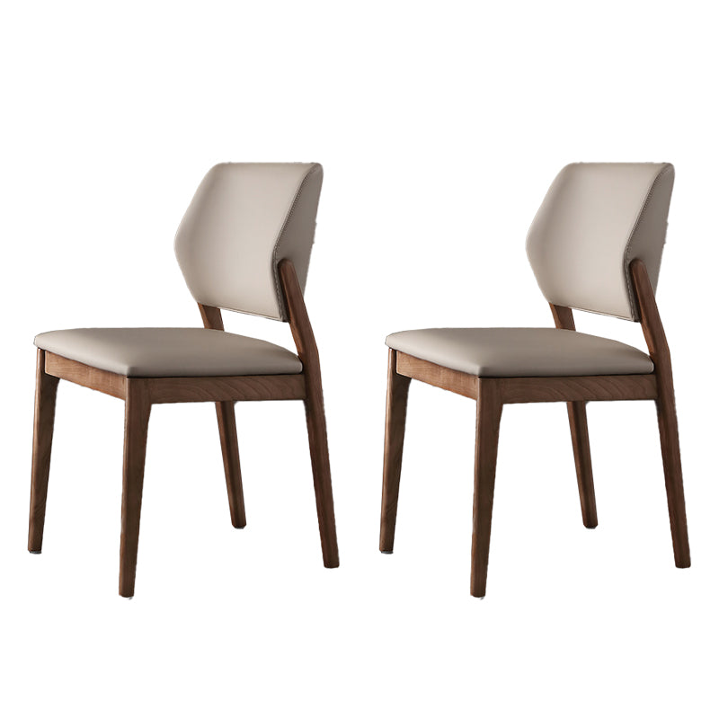 Contemporary Open Back Dining Chairs Indoor Upholstered Side Chair