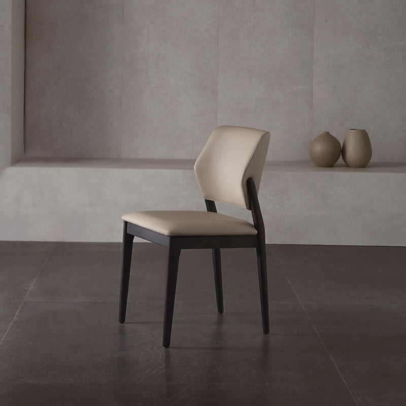 Contemporary Open Back Dining Chairs Indoor Upholstered Side Chair