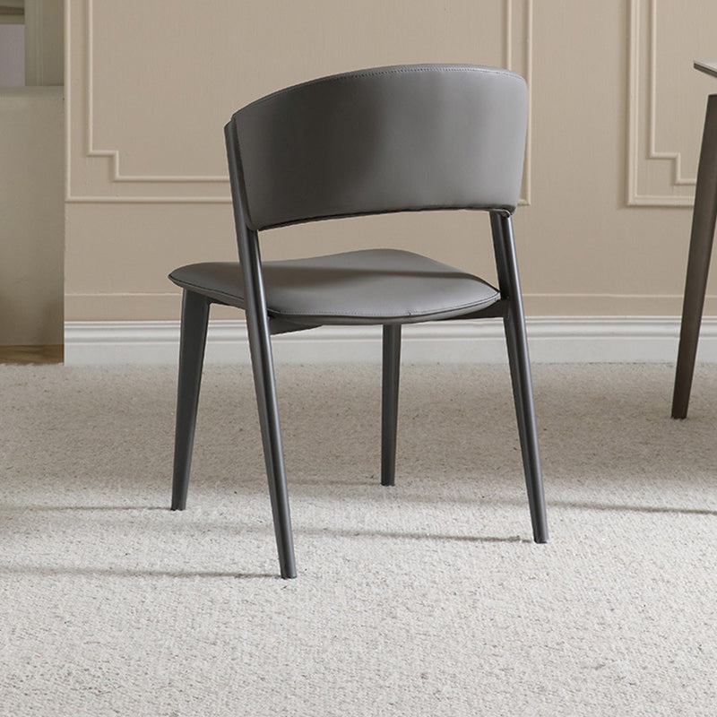 Contemporary Kitchen Dining Chairs Open Back Dining Side Chair