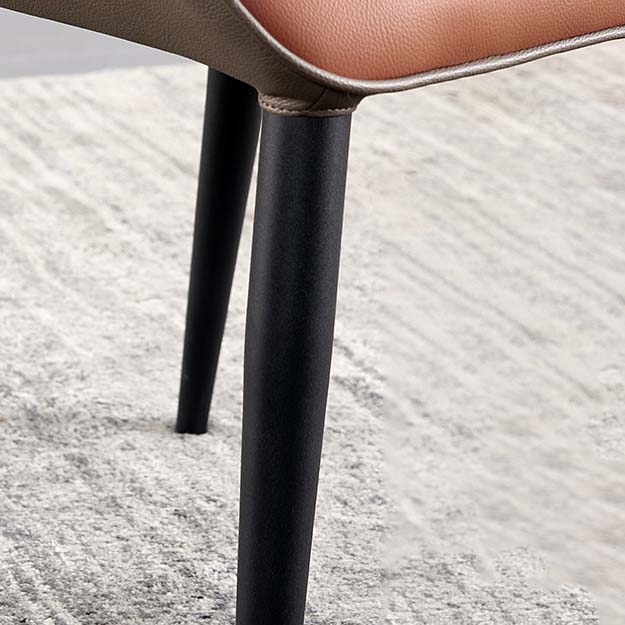 Faux Leather Kitchen Dining Side Chairs Wingback Side Chairs