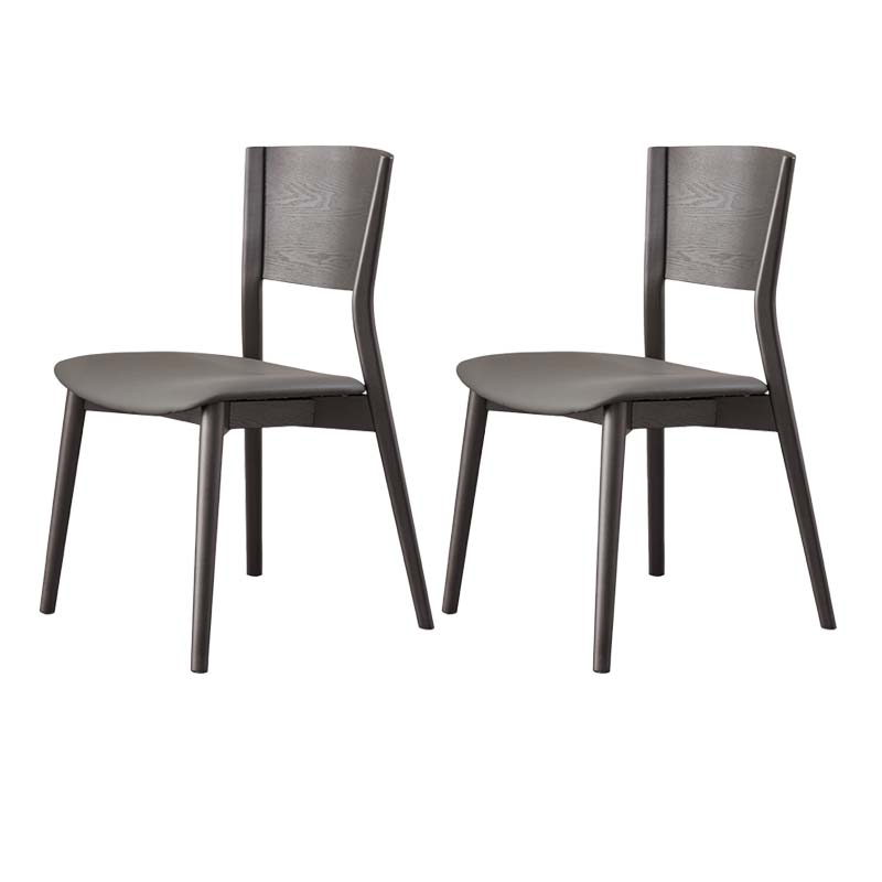 Dining Room Kitchen Side Chair Industrial Solid Wood Armless Chair