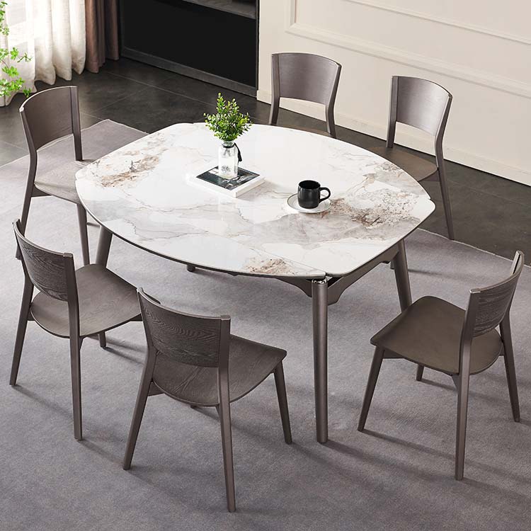 Dining Room Kitchen Side Chair Industrial Solid Wood Armless Chair