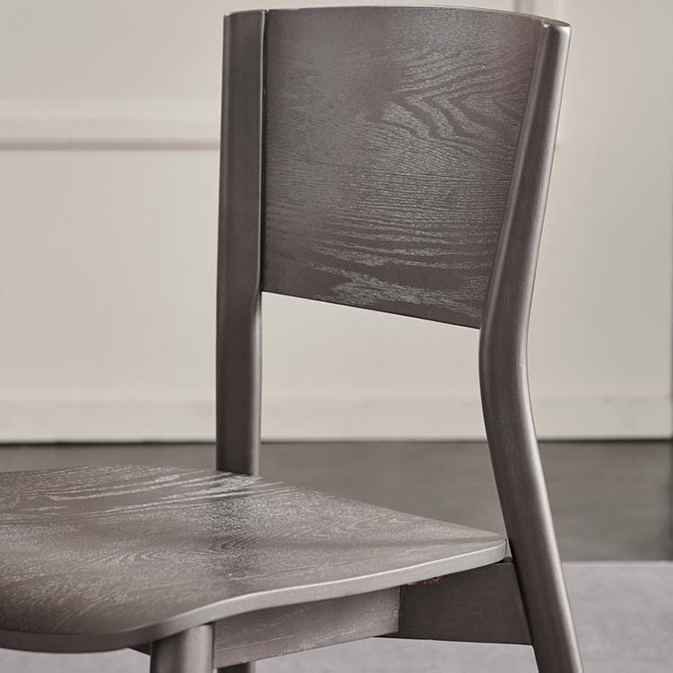Dining Room Kitchen Side Chair Industrial Solid Wood Armless Chair