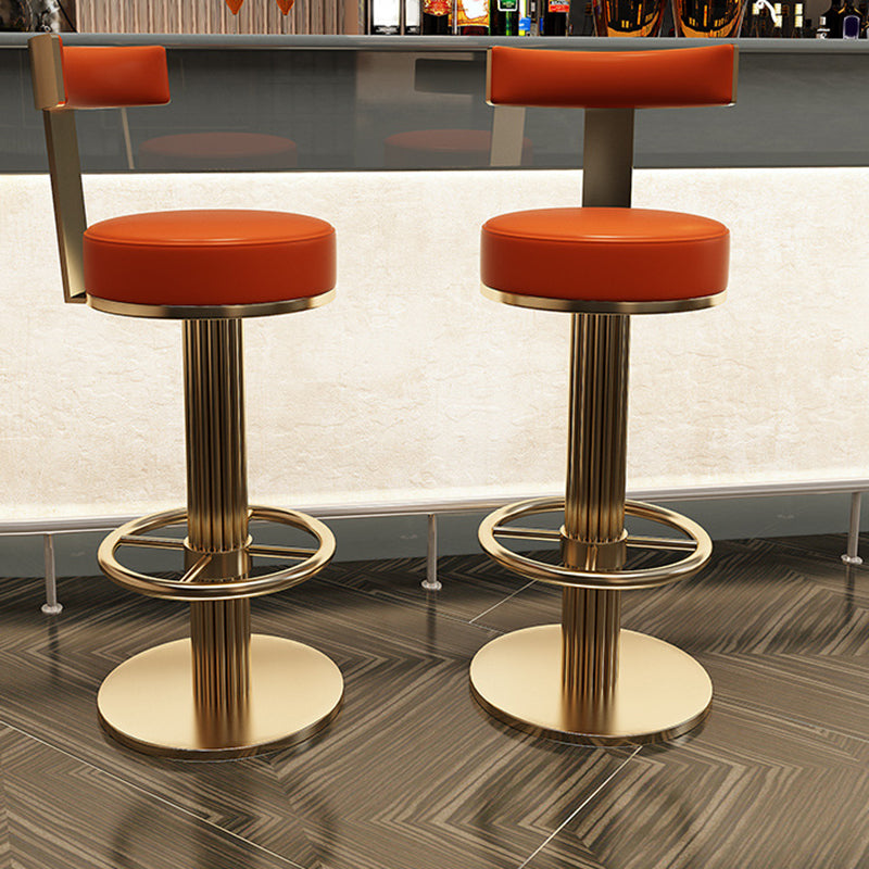 Leather Bar Stool Adjustable Height Counter Stool for Bristol