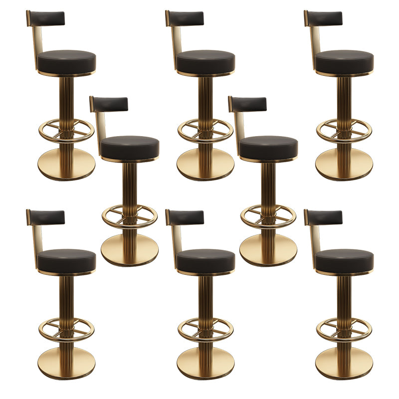 Leather Bar Stool Adjustable Height Counter Stool for Bristol