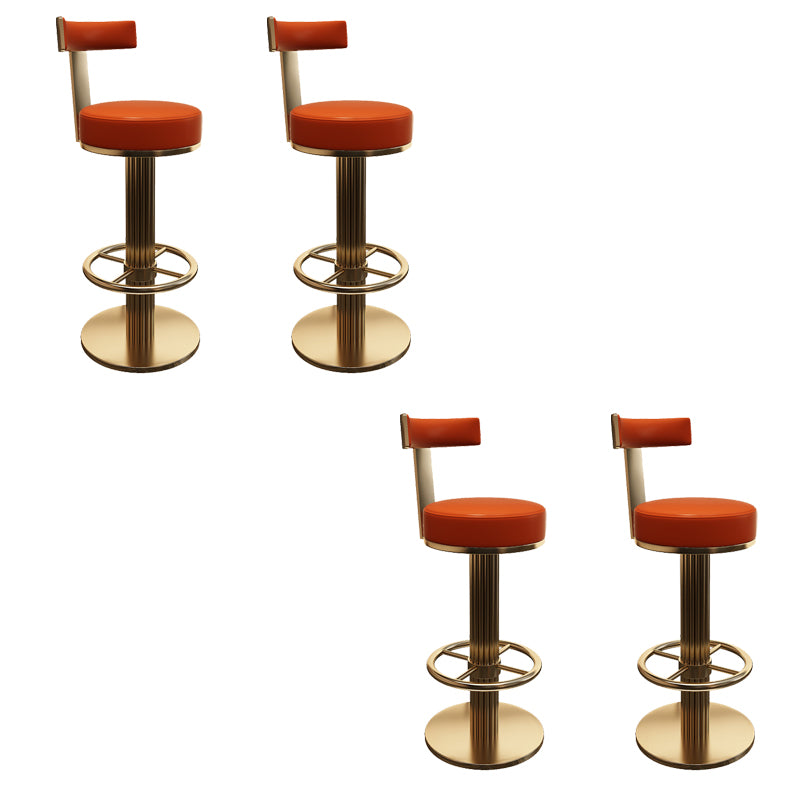 Leather Bar Stool Adjustable Height Counter Stool for Bristol